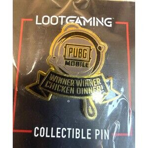 Loot Gaming Collectible PUBG Mobile Skillet Pin "Winner Winner Chicken Dinner!"